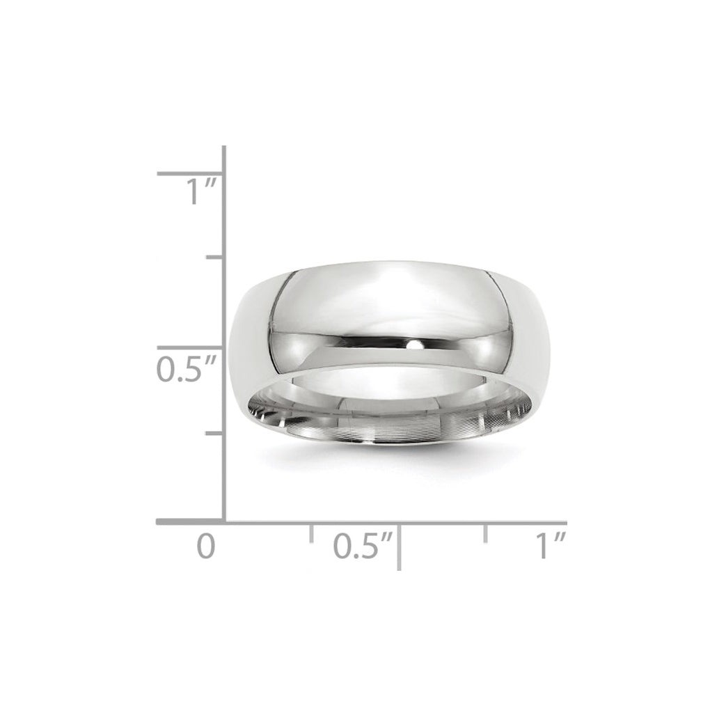 10k Yellow Or White Gold Standard Weight Comfort Fit Wedding Band