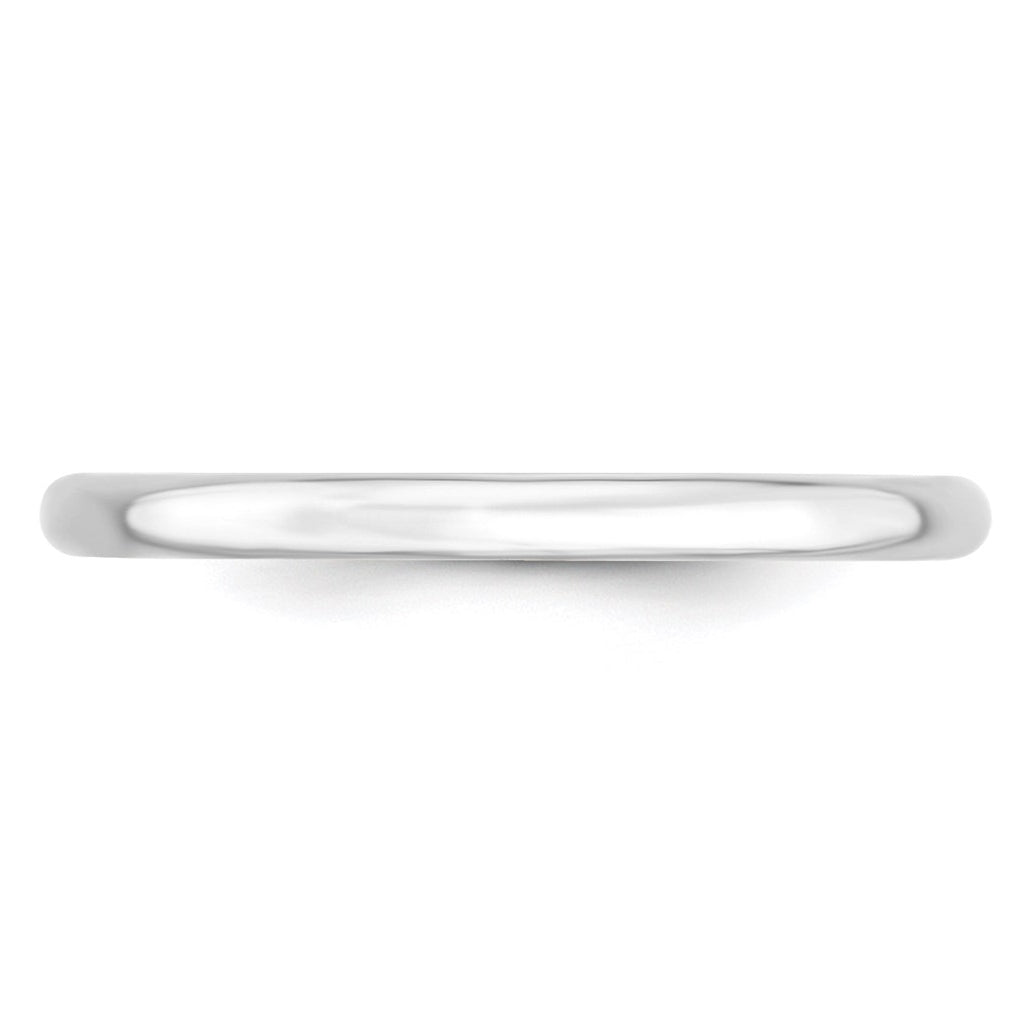 10k Yellow Or White Gold Lightweight Comfort Fit Wedding Band