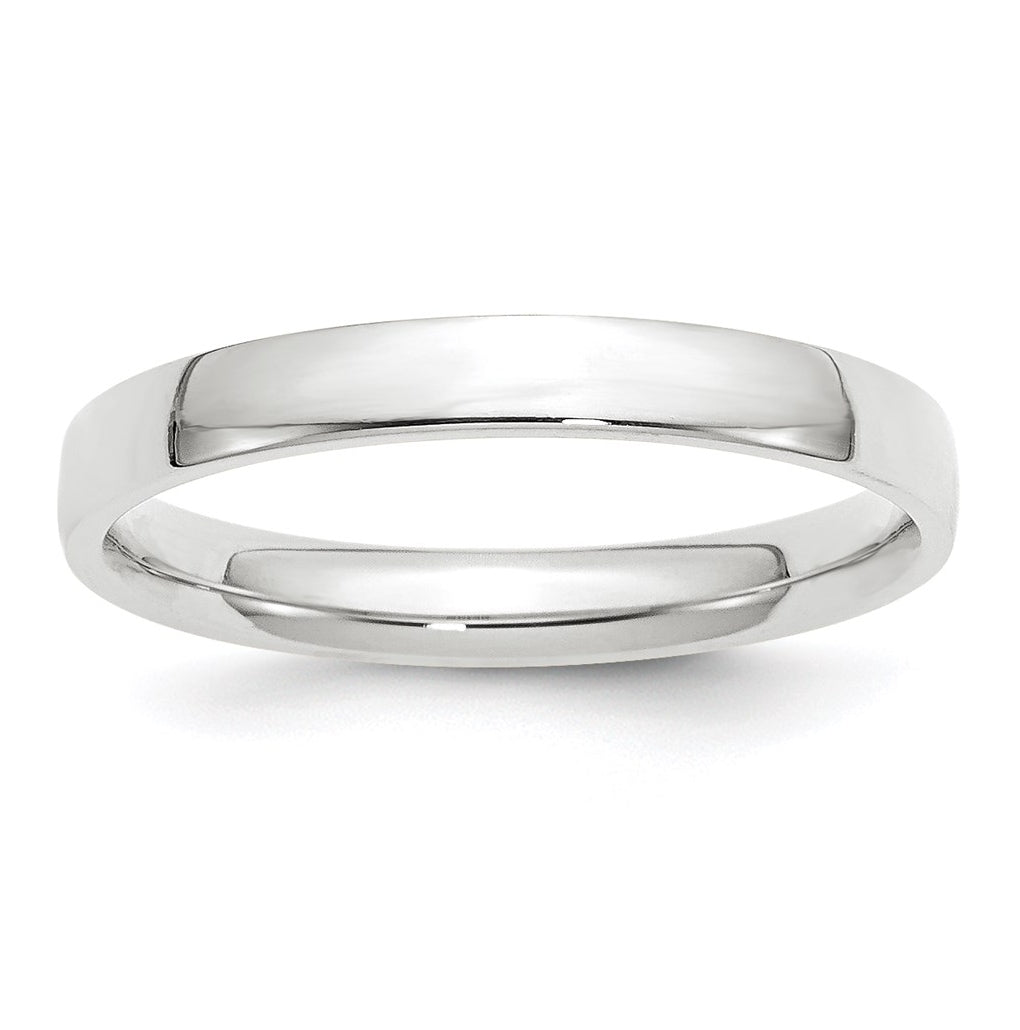 14k Yellow Or White Gold Or Platinum Lightweight Comfort Fit Wedding Band
