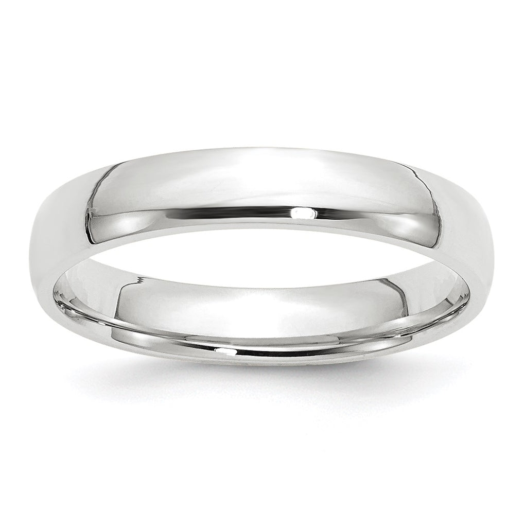 10k Yellow Or White Gold Lightweight Comfort Fit Wedding Band