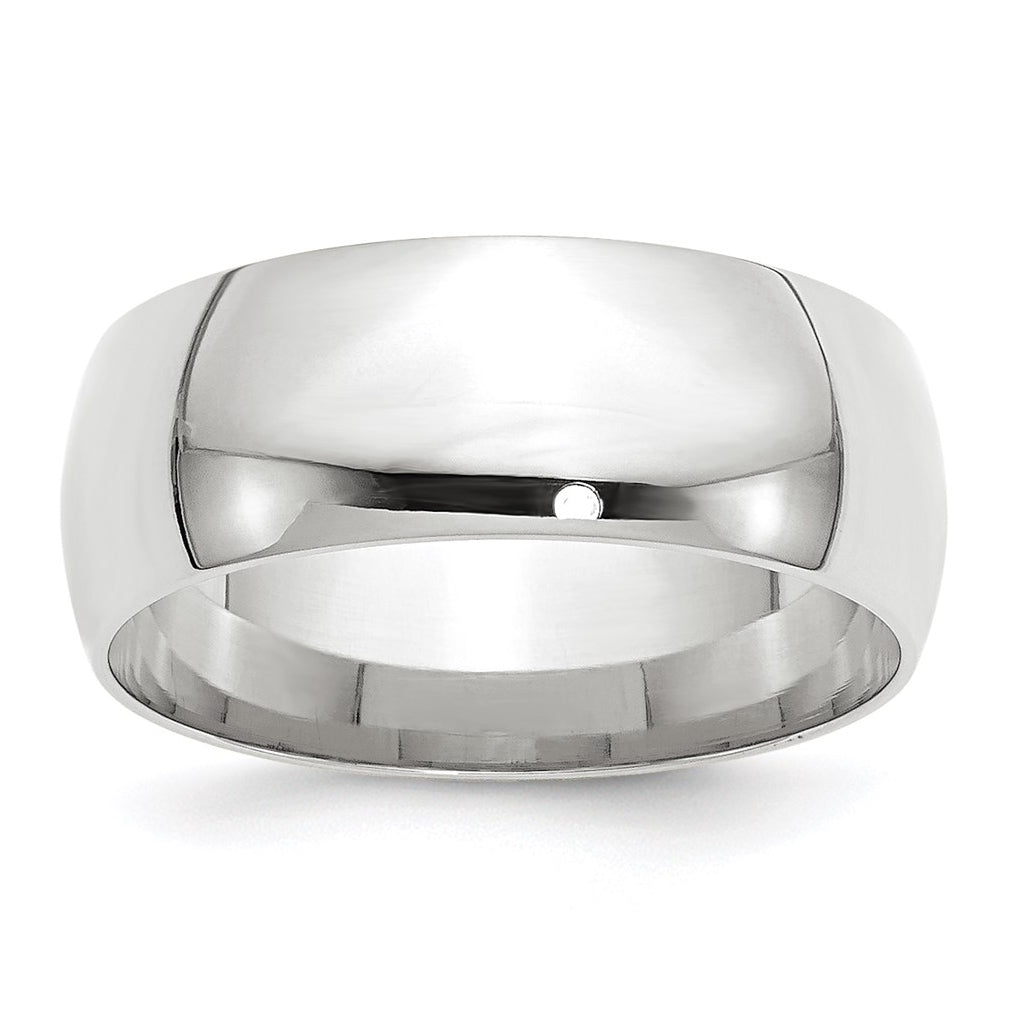 10k Yellow Or White Gold Lightweight Comfort Fit Wedding Band