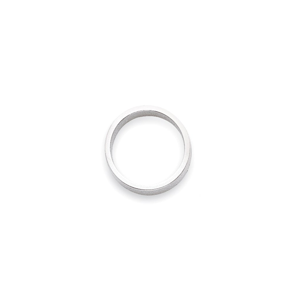 14k Yellow Or White Or Rose Gold Lightweight Flat Wedding Band