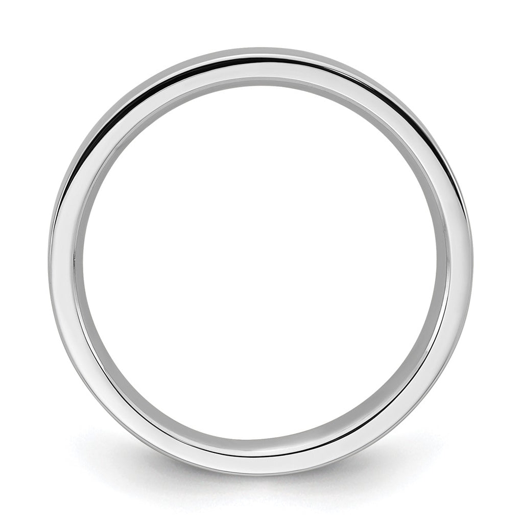 10K Yellow Or White Gold Standard Weight Flat Comfort Fit Wedding Band