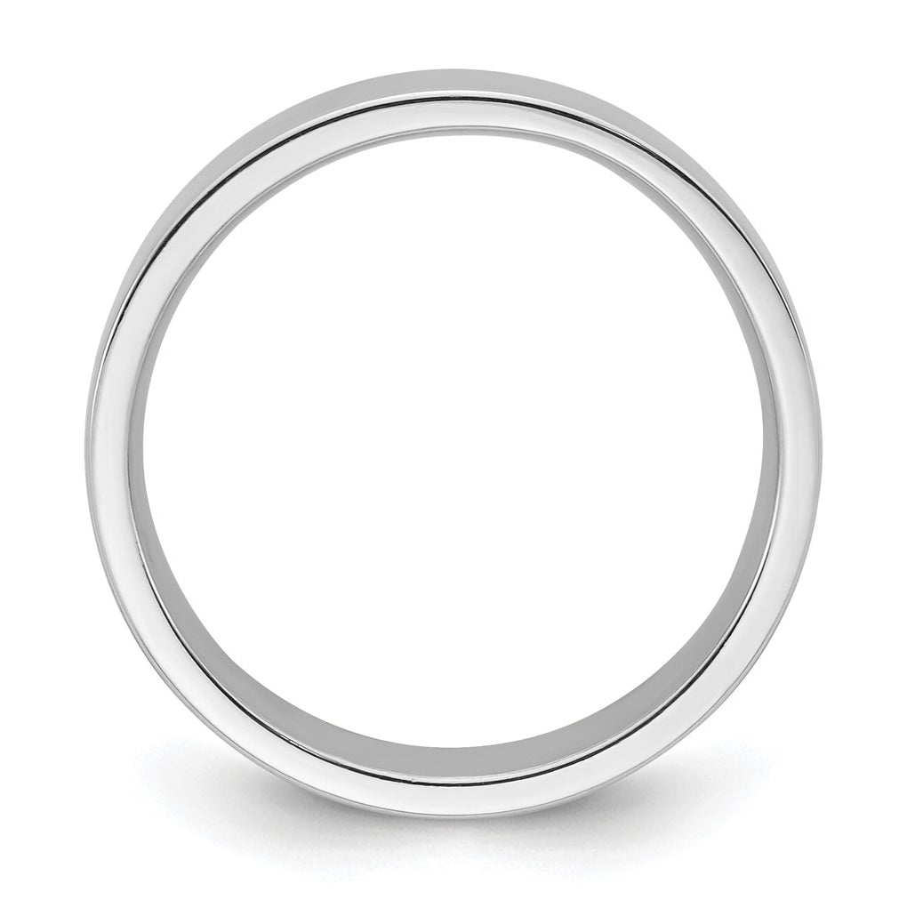 10K Yellow Or White Gold Standard Weight Flat Comfort Fit Wedding Band