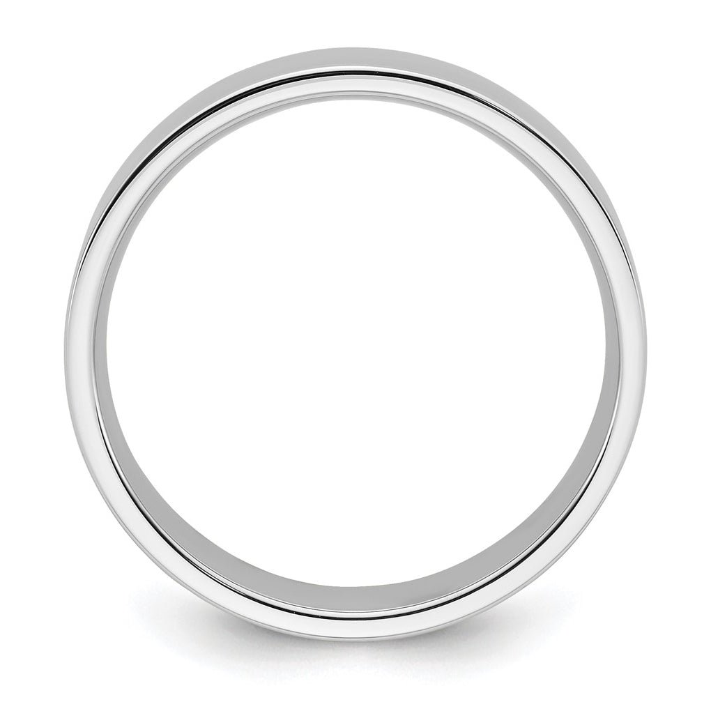 10K Yellow Or White Gold Standard Weight Flat Comfort Fit Wedding Band