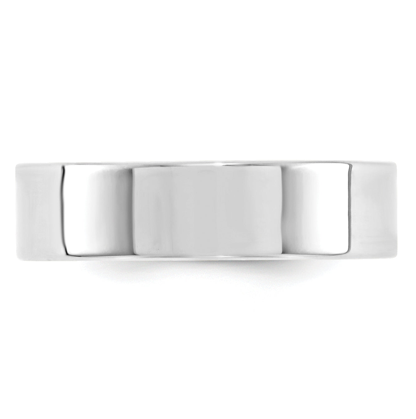 10K Yellow Or White Gold Standard Weight Flat Comfort Fit Wedding Band