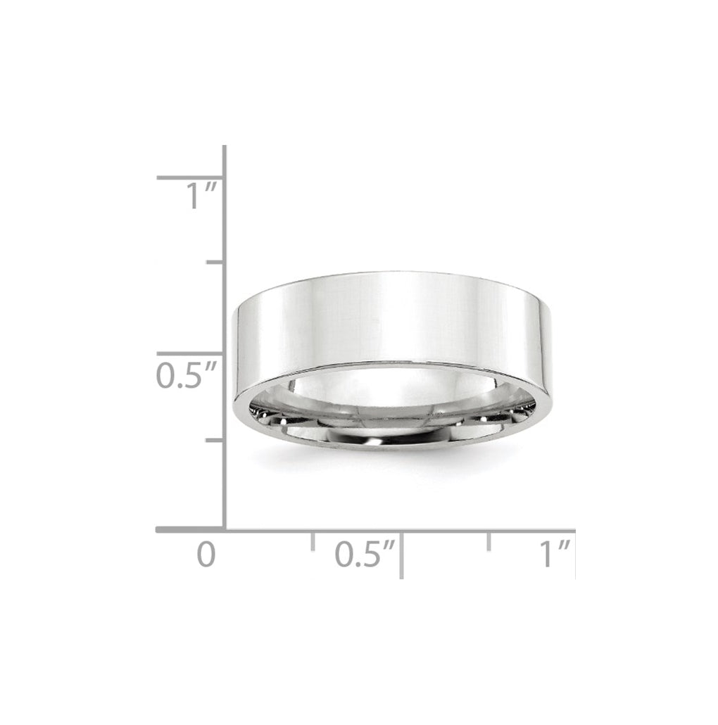 10K Yellow Or White Gold Standard Weight Flat Comfort Fit Wedding Band