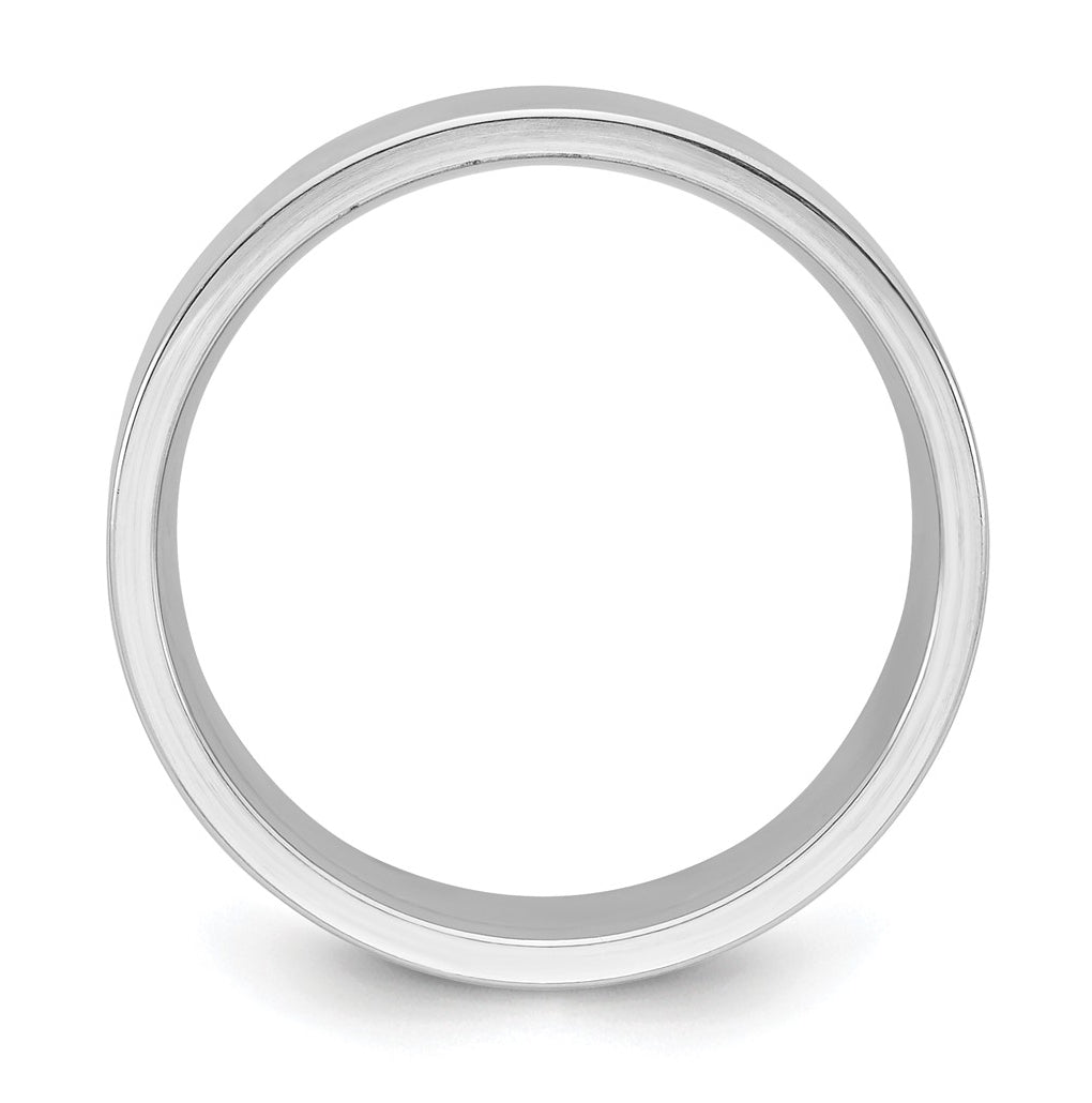 10K Yellow Or White Gold Standard Weight Flat Comfort Fit Wedding Band