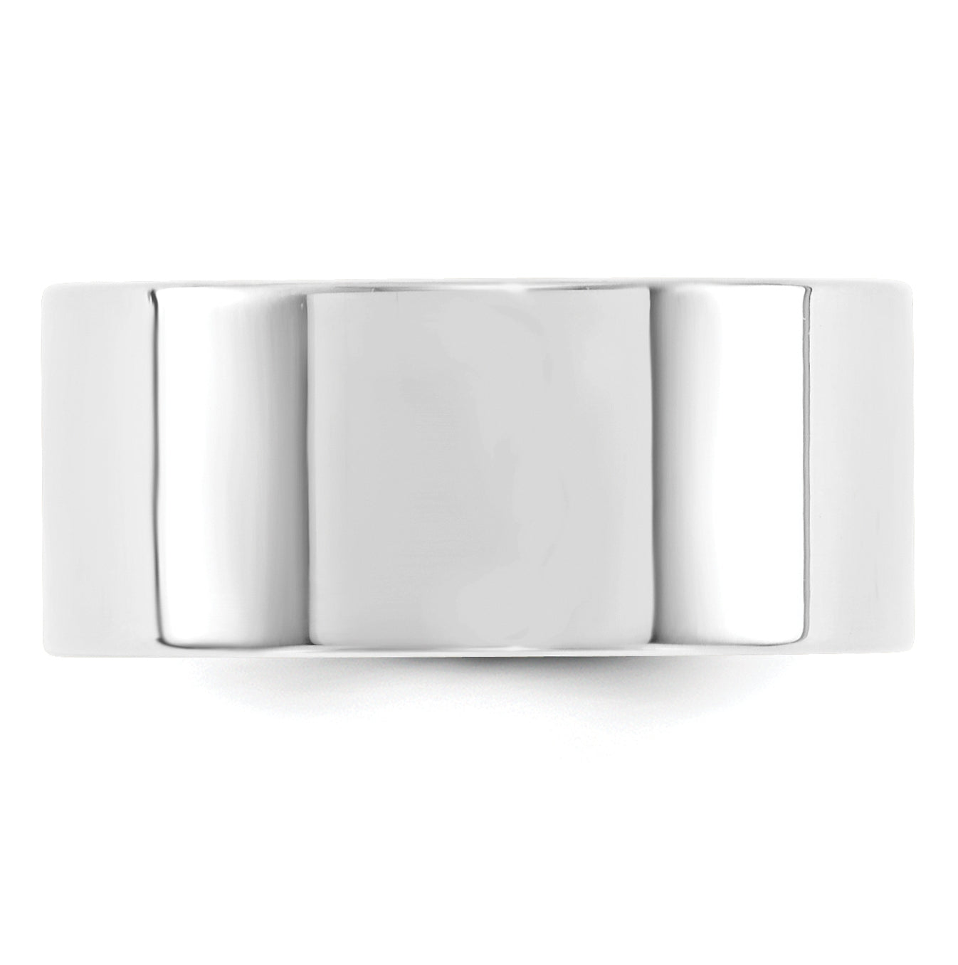 10K Yellow Or White Gold Standard Weight Flat Comfort Fit Wedding Band