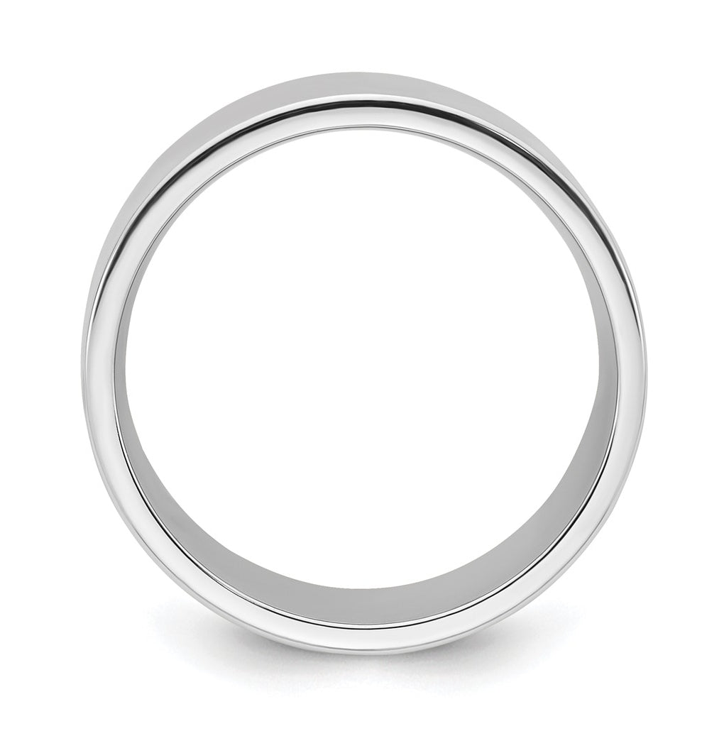 10K Yellow Or White Gold Standard Weight Flat Comfort Fit Wedding Band
