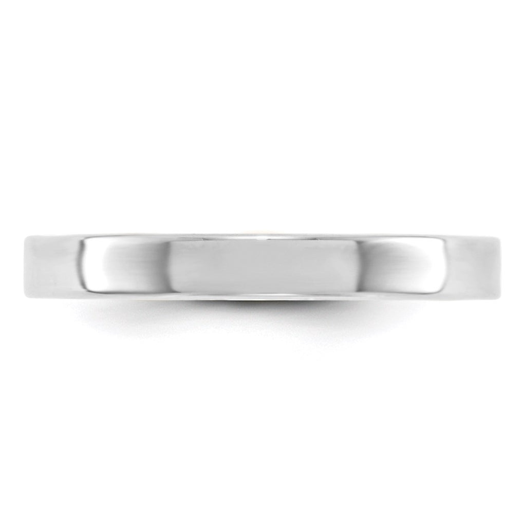 10k Yellow Or White Or Rose Gold Lightweight Flat Wedding Band