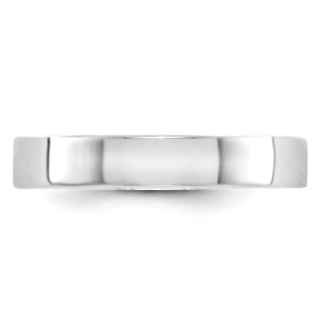 10k Yellow Or White Or Rose Gold Lightweight Flat Wedding Band