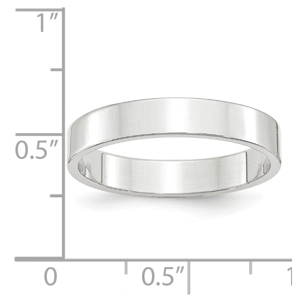 10k Yellow Or White Or Rose Gold Lightweight Flat Wedding Band