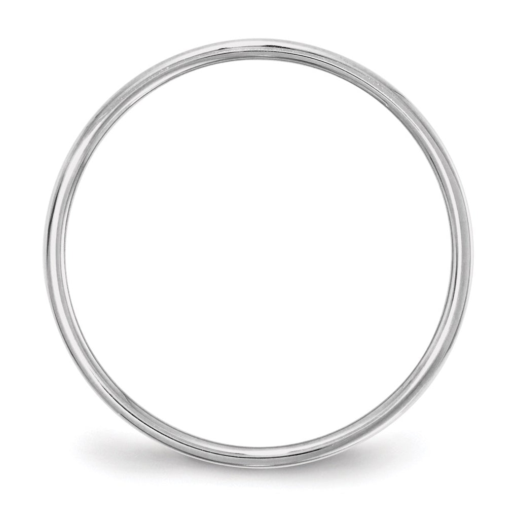 14k Yellow Or White Or Rose Gold Lightweight Flat Wedding Band