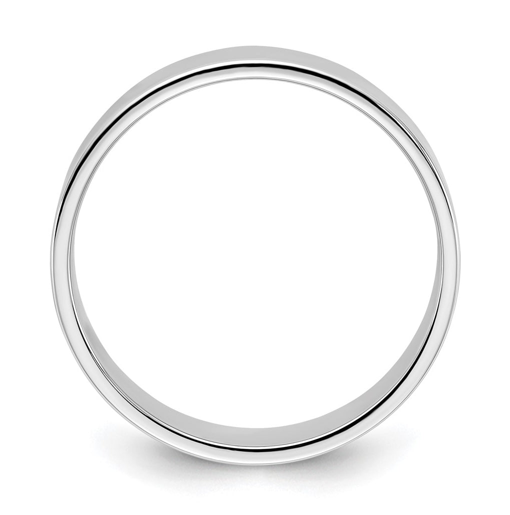 10k Yellow Or White Or Rose Gold Lightweight Flat Wedding Band