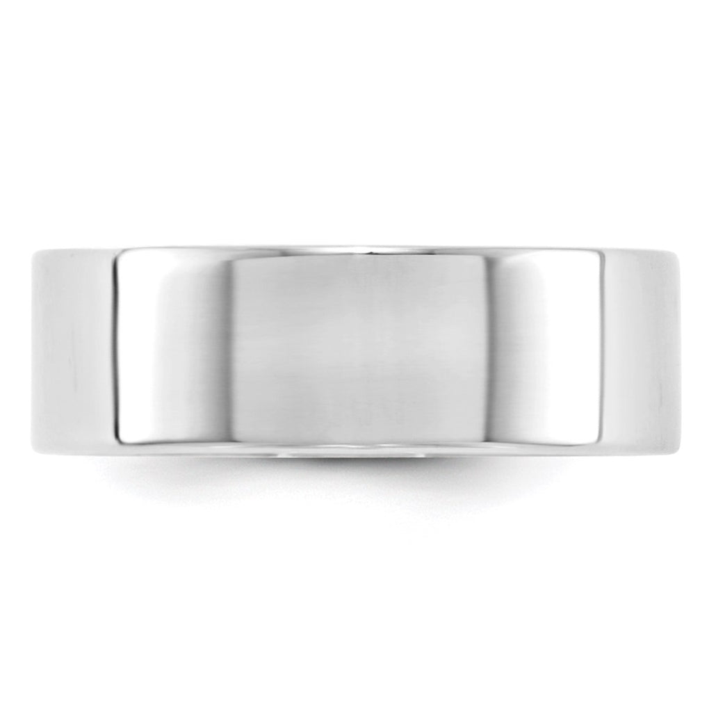10k Yellow Or White Or Rose Gold Lightweight Flat Wedding Band