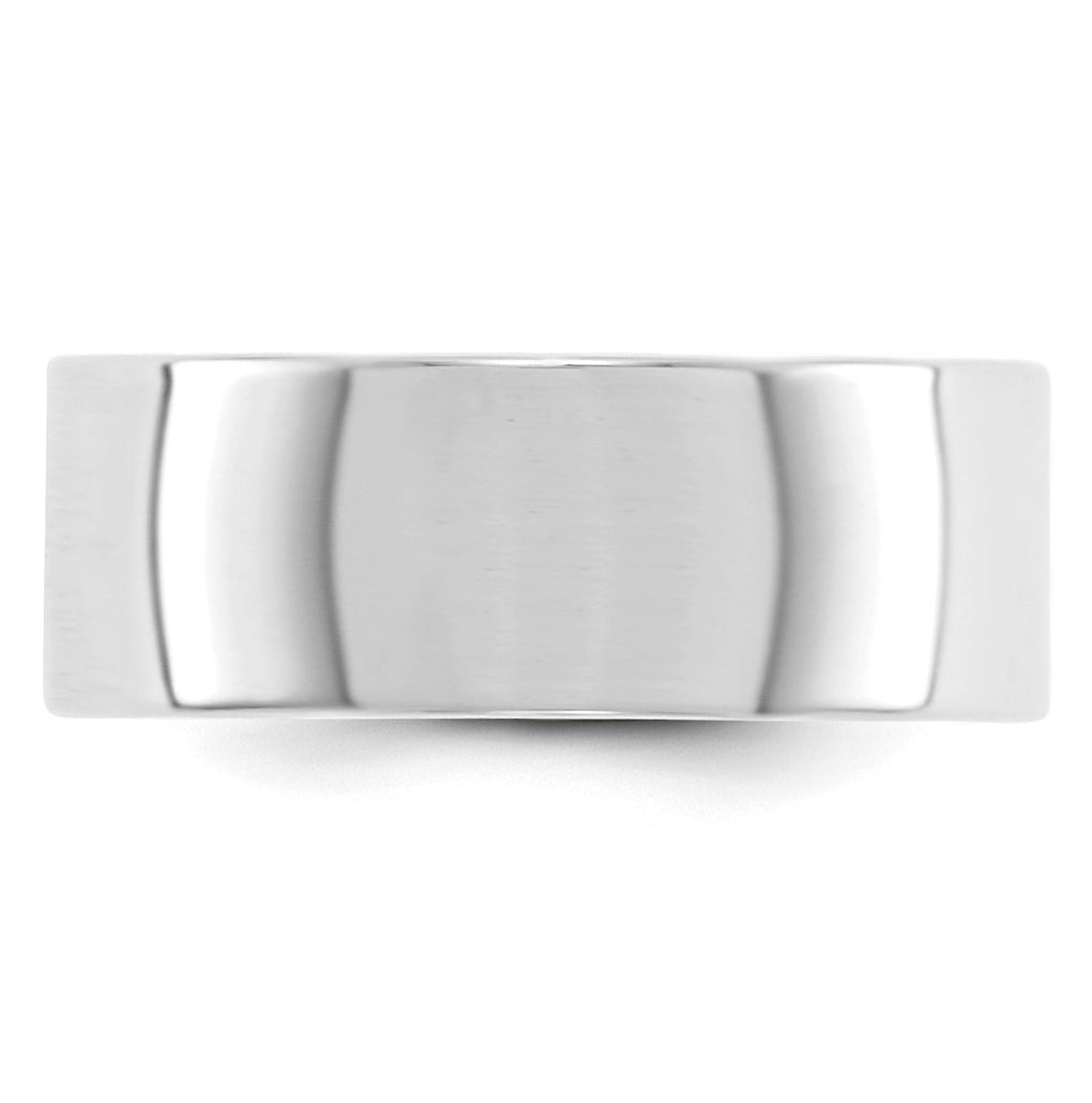10k Yellow Or White Or Rose Gold Lightweight Flat Wedding Band
