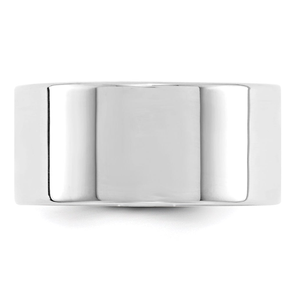 10k Yellow Or White Or Rose Gold Lightweight Flat Wedding Band