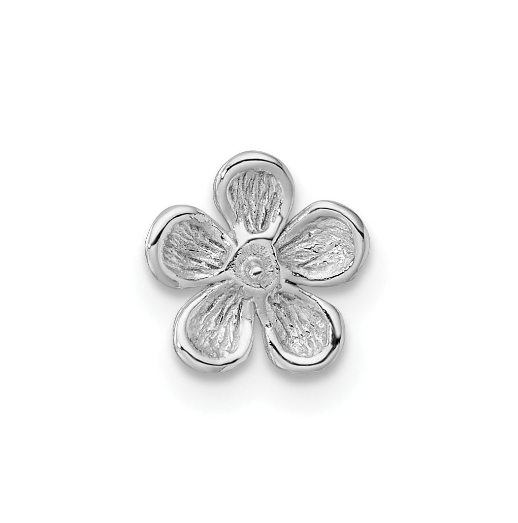 14K White Gold Pearl Earring Finding
