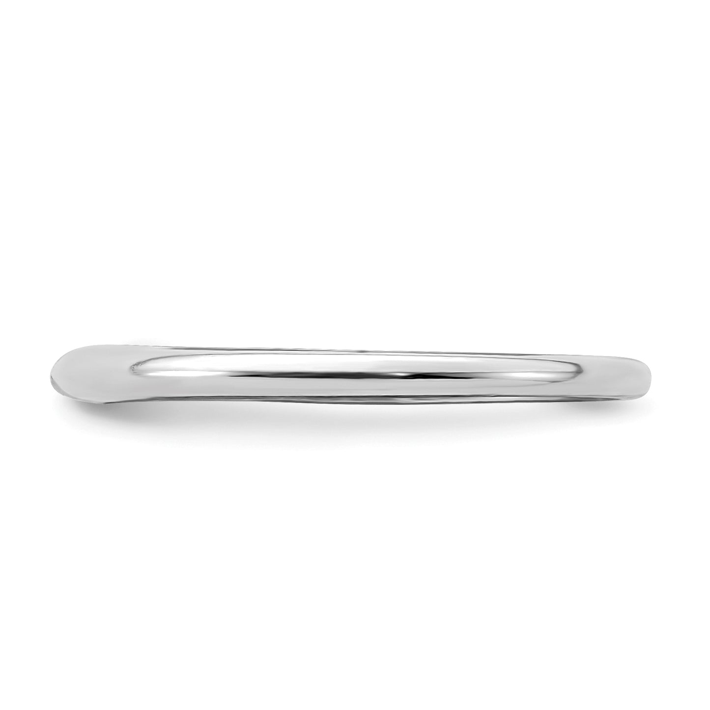 14K White Gold 4 prong 1/2 round Very Lightweight Shank Sz 7