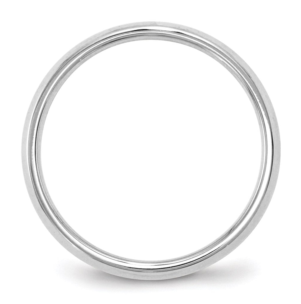 10k Yellow Gold 2.5mm Knife Edge Comfort Fit Wedding Band Size 4