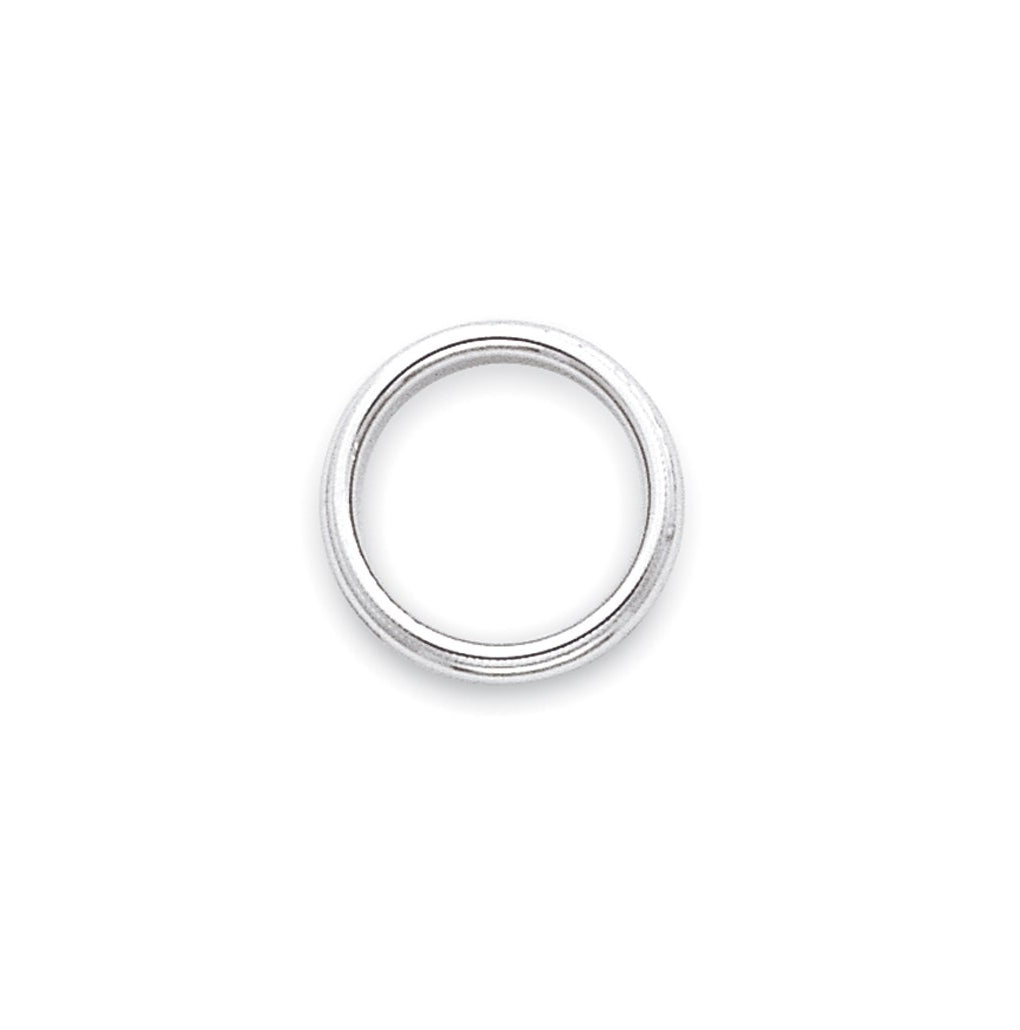 14k Yellow Or White Gold Milgrain Half Round Wedding Band