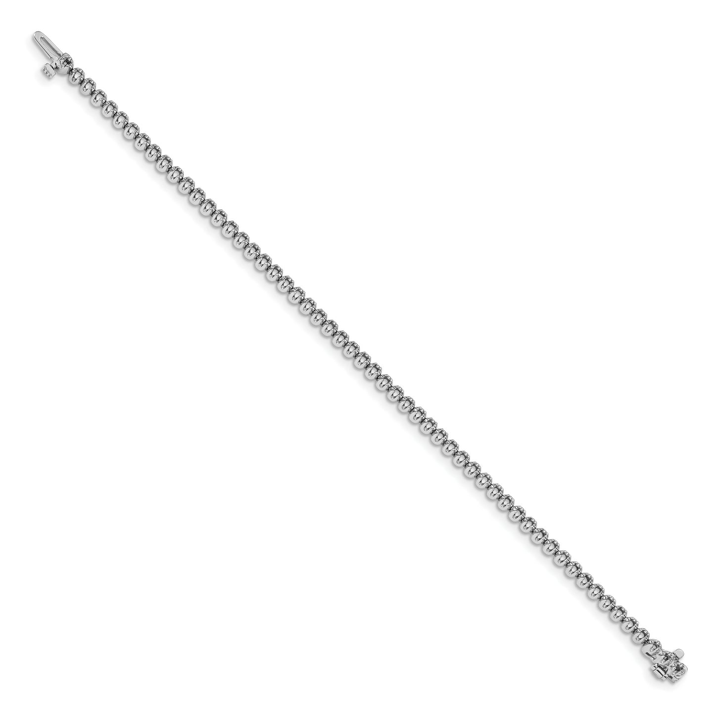 14k White Gold Tennis Bracelet Mtg