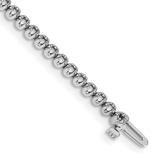 14k White Gold Tennis Bracelet Mtg