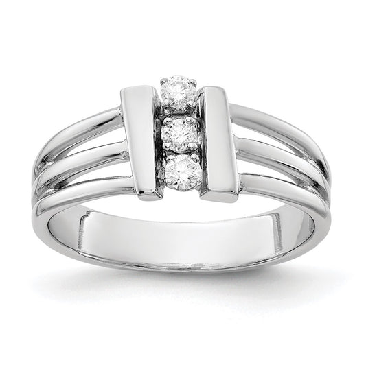 14k White Gold VS Diamond ring