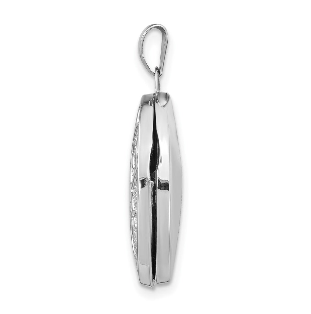 14K Yellow Or White Gold 21x16mm Oval Tree Locket – Elegant Jewelry Gift for Birthday, Anniversary, Engagement, Wedding