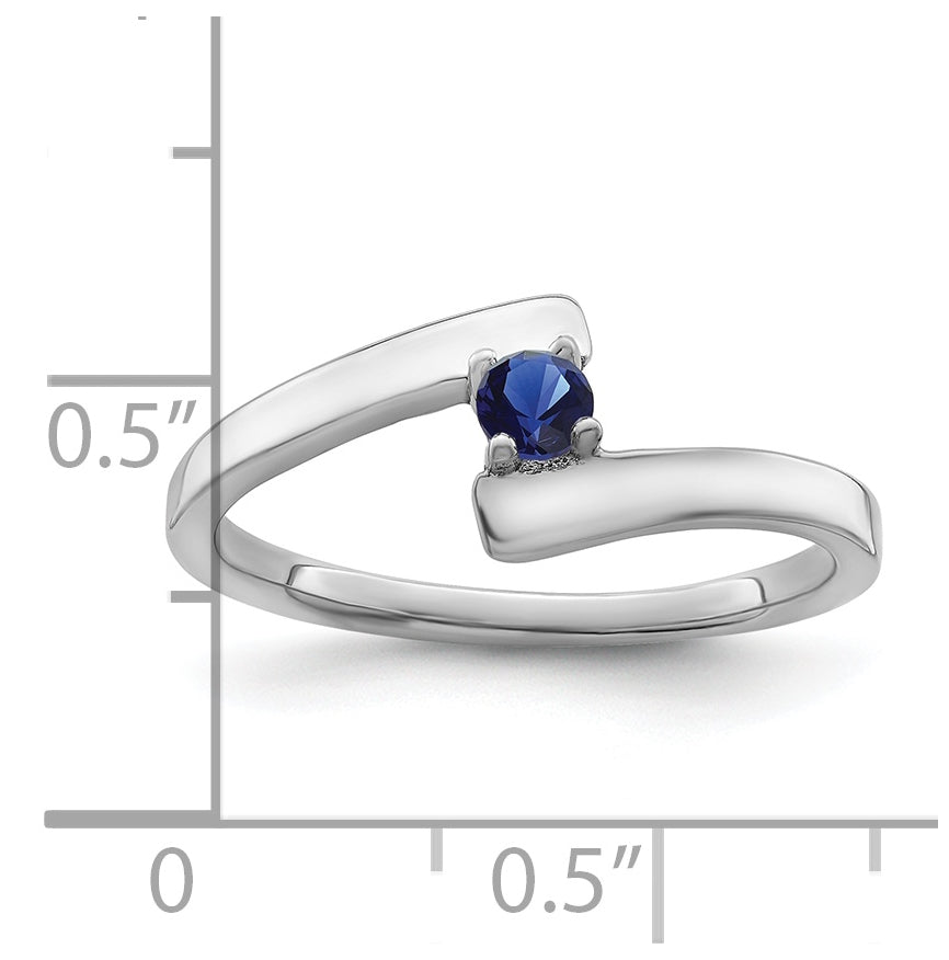 Sterling Silver Rhodium plated Family & Mother's Jewelry Ring, 1-stone