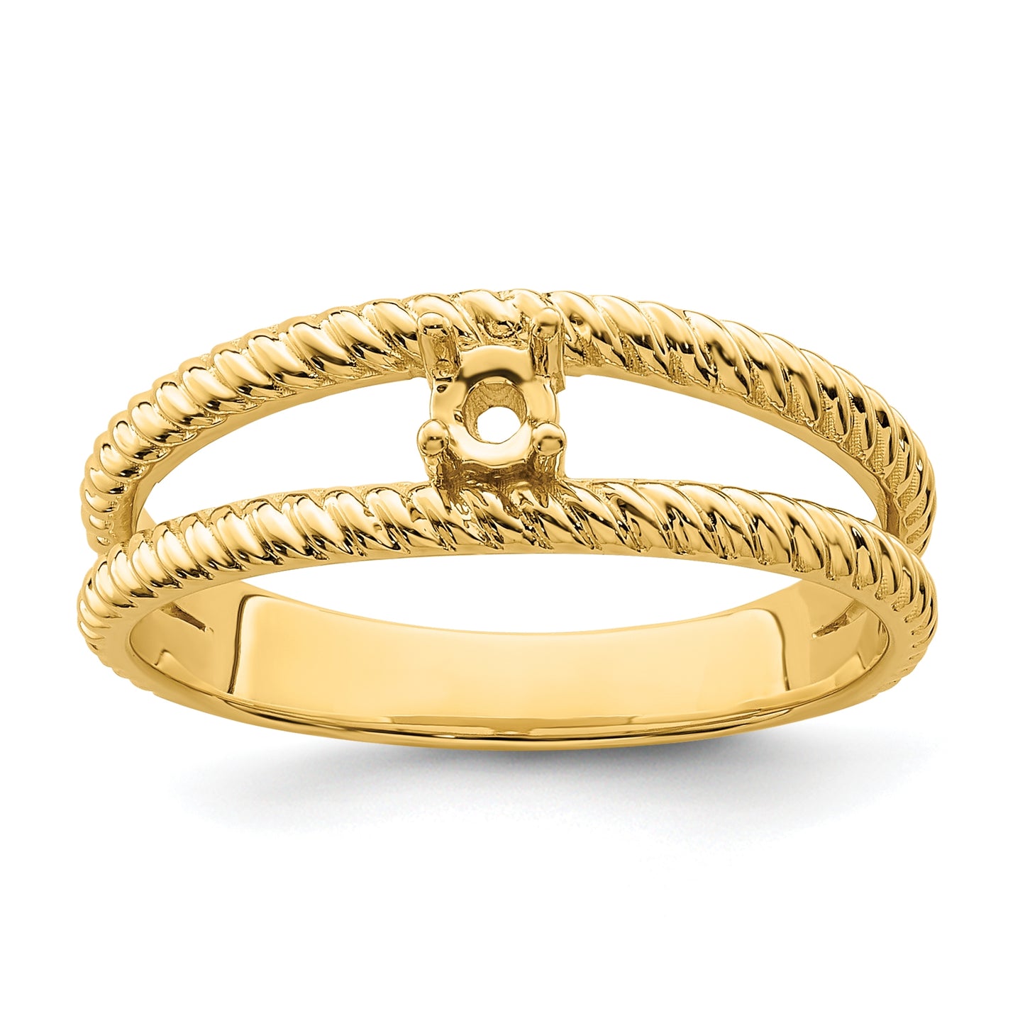 Sterling Silver Gold Plated Family Jewelry Ring, Size 6