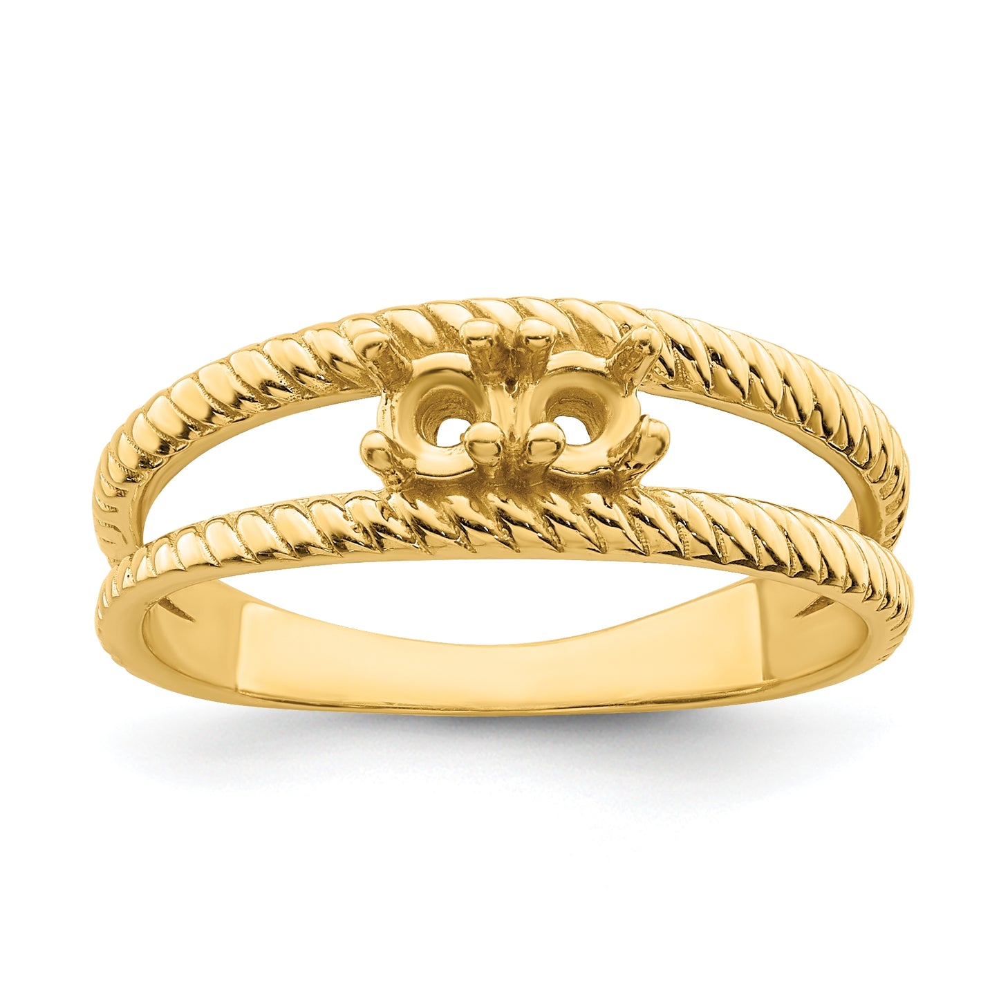 Sterling Silver Gold Plated Family and Mothers Jewelry Ring, Size 5