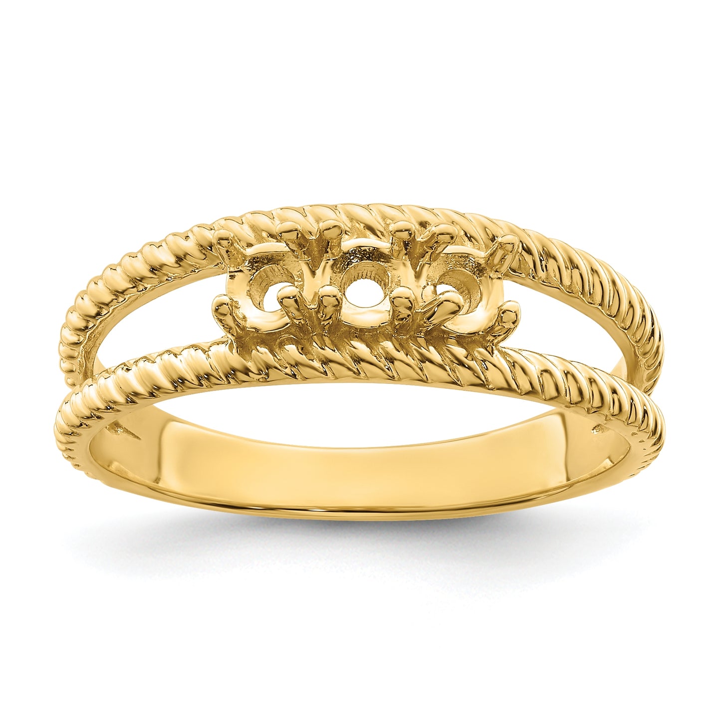 Sterling Silver Gold Plated Synthetic 3 Stone Mother's Ring, Size 8