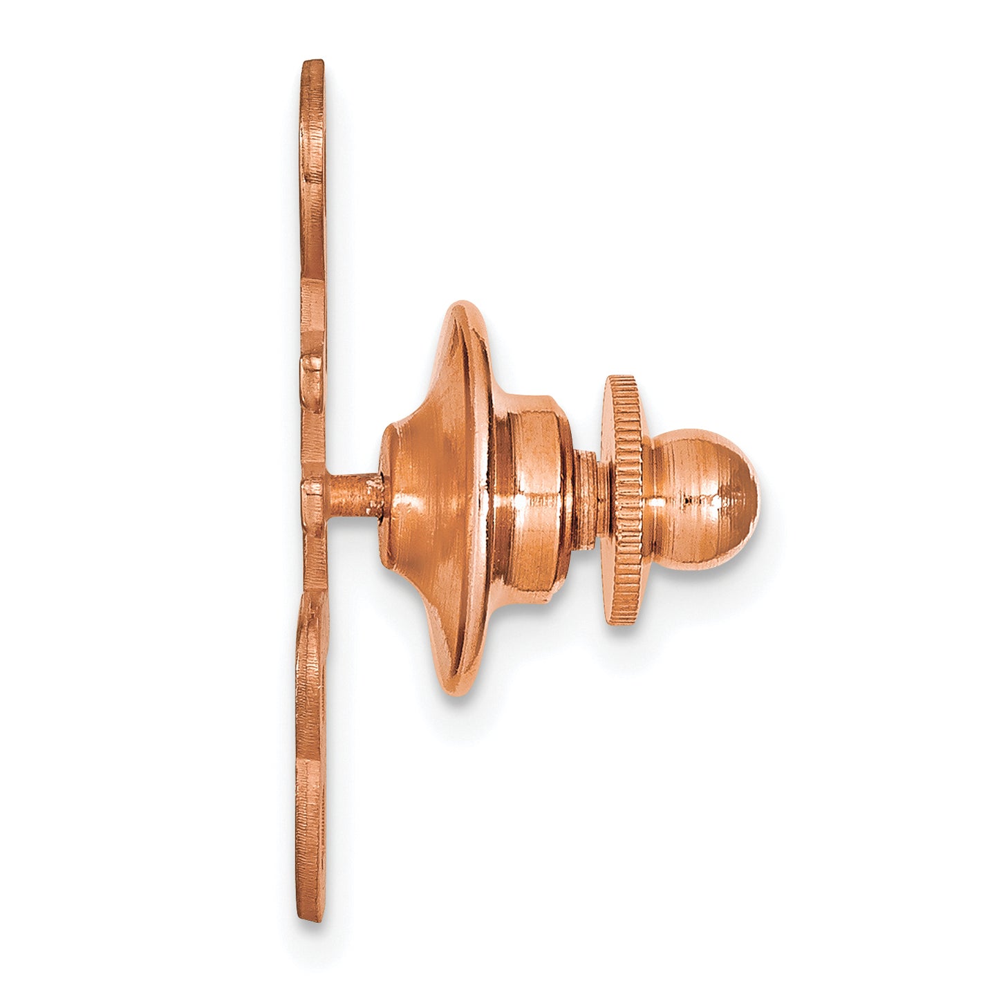 14K Rose Gold Polished Cut Out Tie Tac