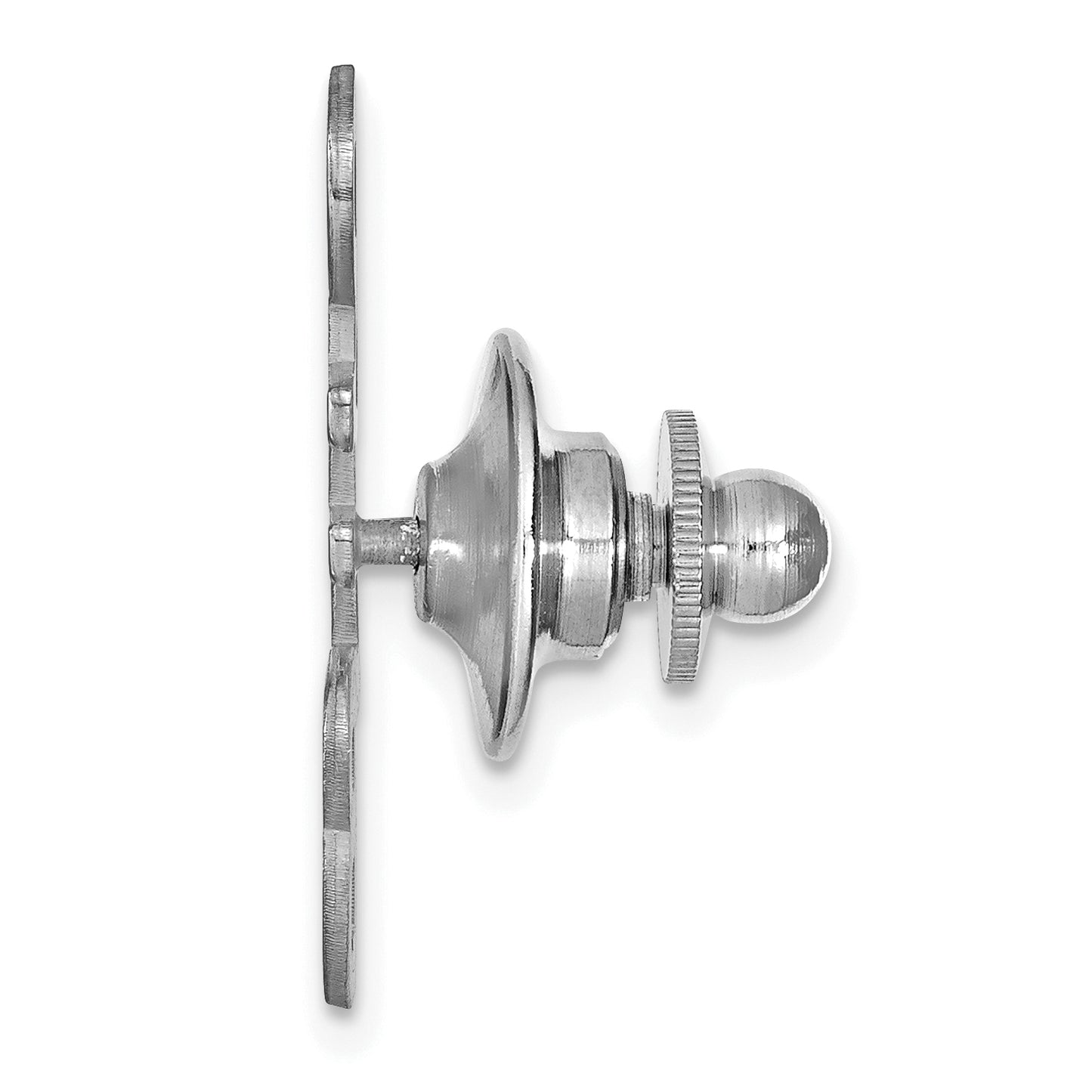 14K White Gold Polished Cut Out Tie Tac