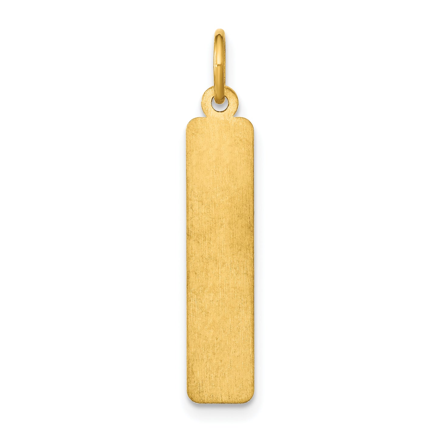 Sterling Silver Gold plated Personalized Vertical Bar Charm