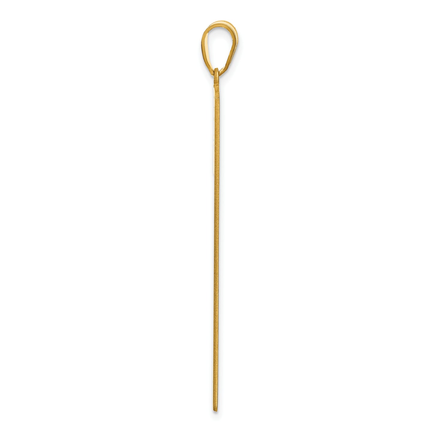10K Yellow Gold 8 Name Family Pendant