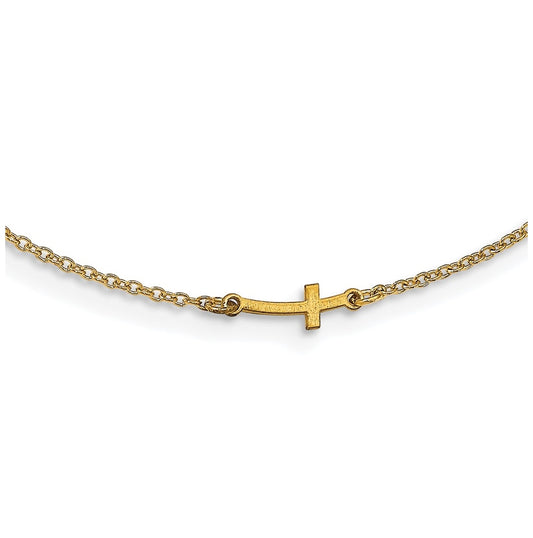 14K Yellow Gold 1 Initial/Symbol Necklace