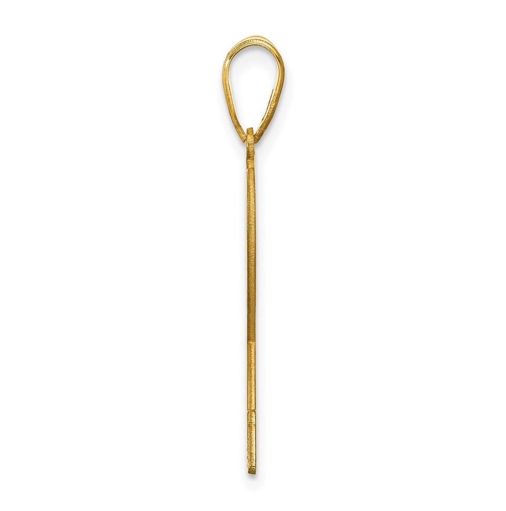 14k Yellow Or White Or Rose Gold Or Sterling Silver Personalized Tennis Pendant