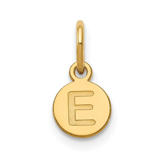 Sterling Silver Gold plated 1 Letter Bubble Pendant