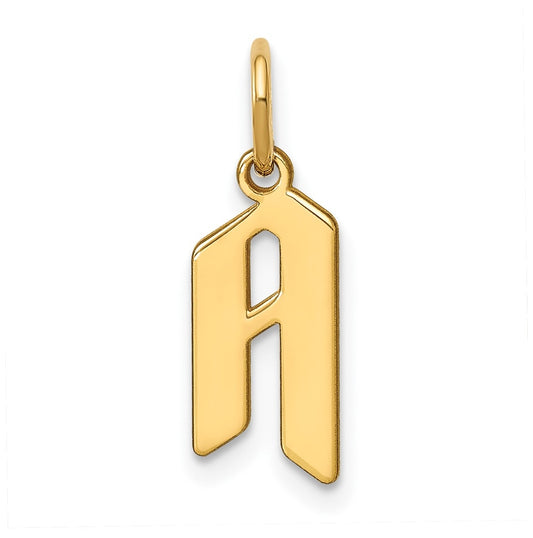 14K Yellow-Gold Initial A Pendant