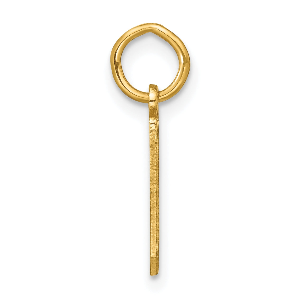 14K Yellow Gold Initial D Pendant