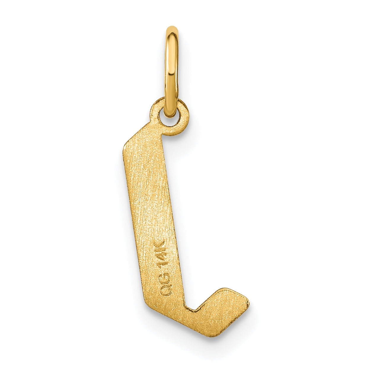 Sterling Silver Gold-plated Letter J Initial Pendant