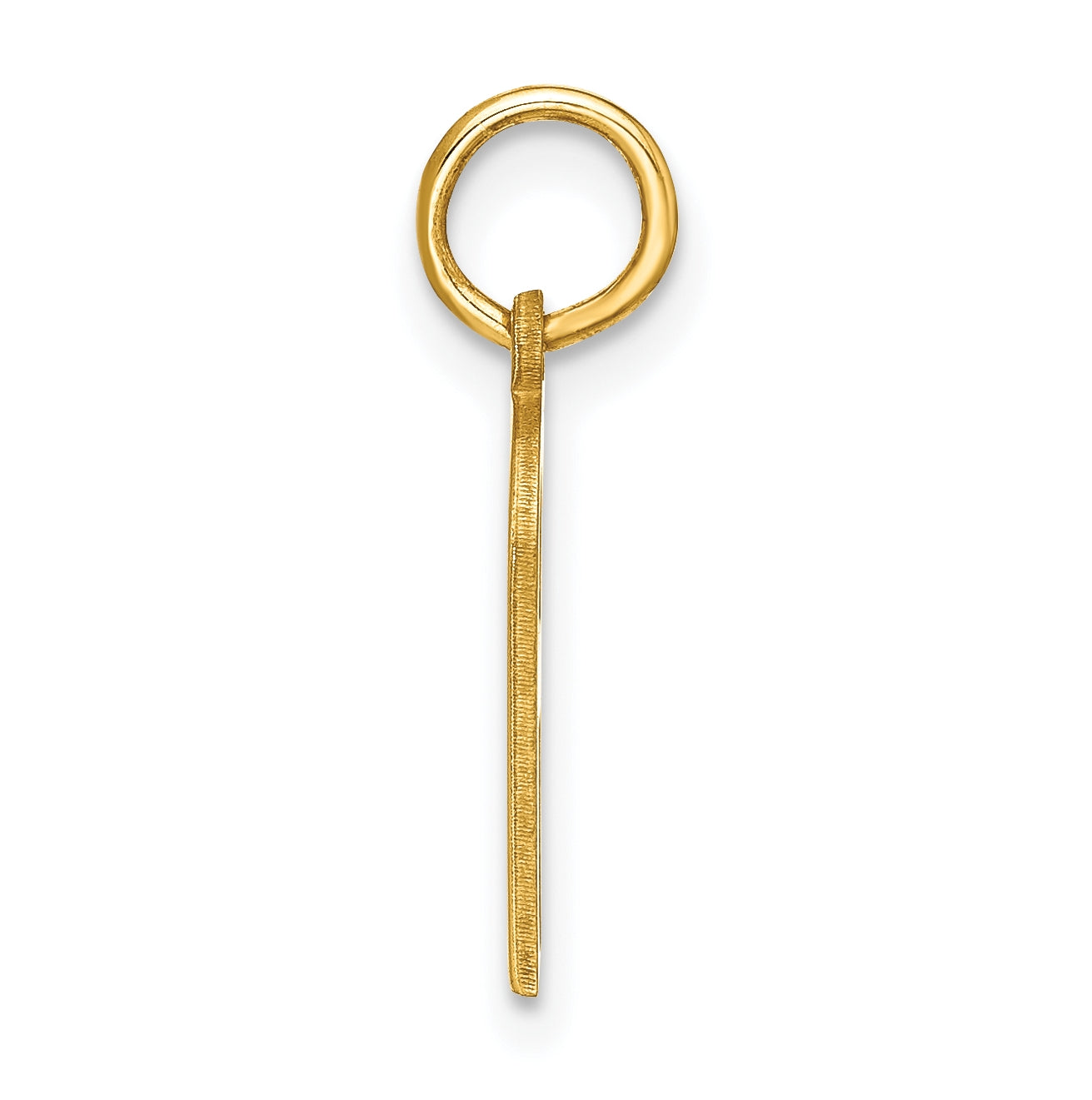 Sterling Silver Gold plated A Initial Pendant