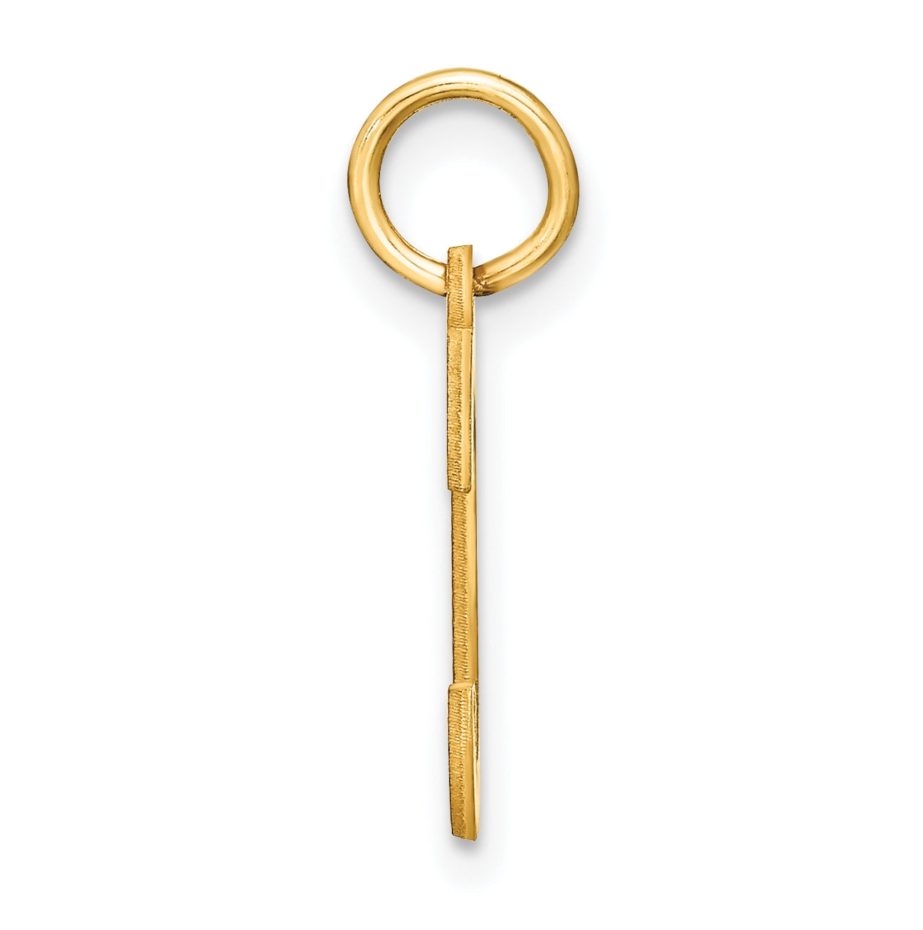 14K Yellow-Gold Initial C Letter Pendant