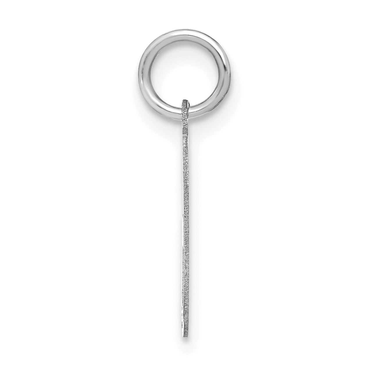 Sterling Silver Rhodium-Plated Letter G Initial Pendant