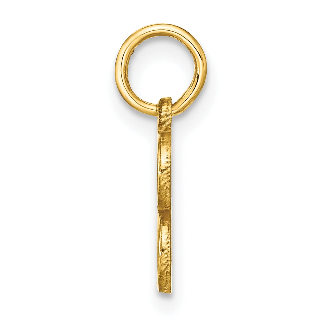 14K Yellow Gold Initial B Letter Pendants