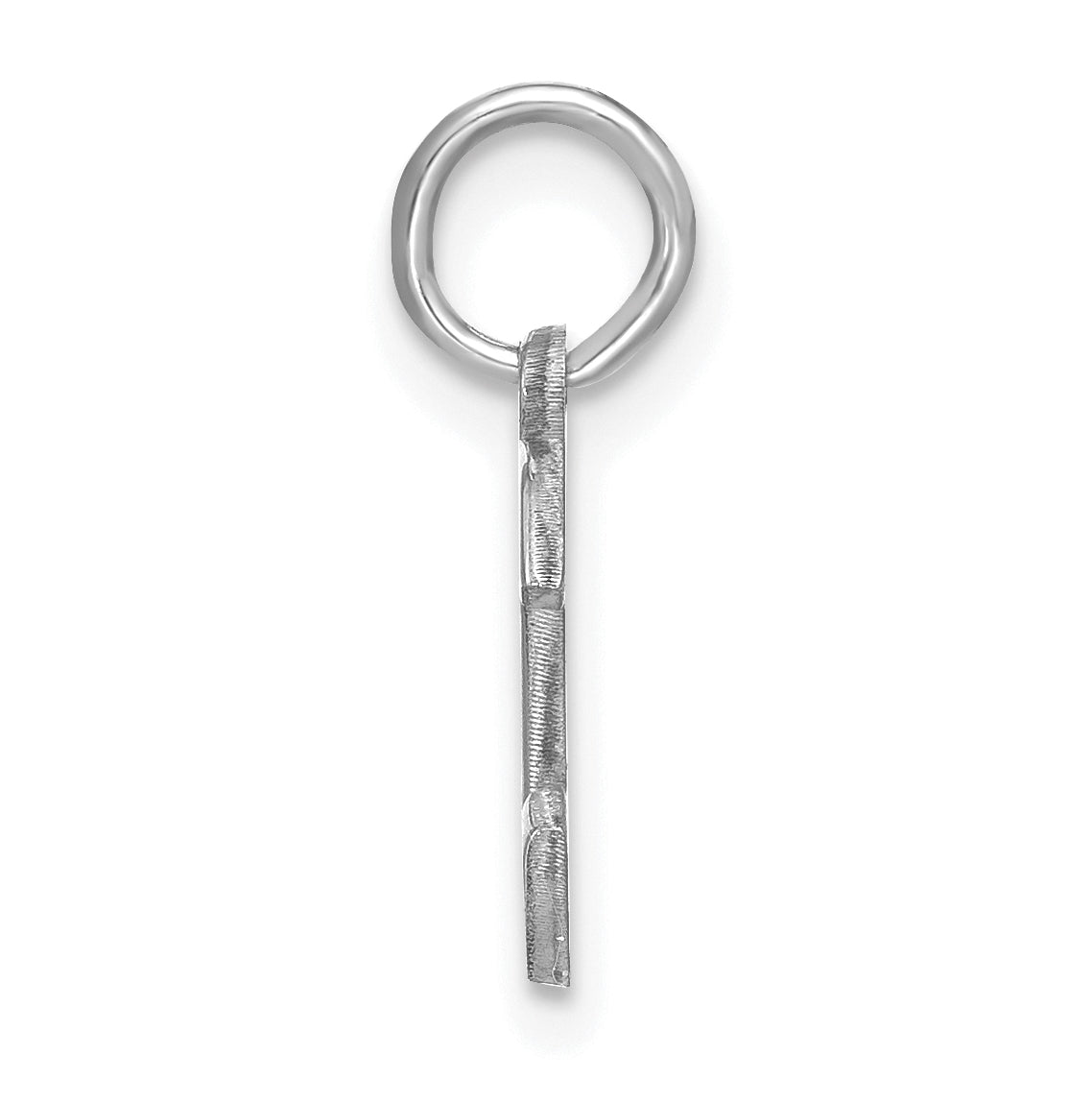 Sterling Silver Rhodium plated C Initial-Pendant
