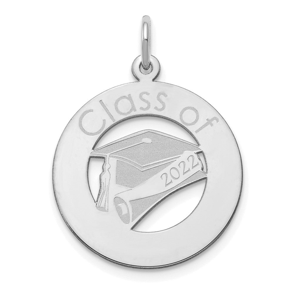 Sterling Silver Personalized Graduation Charm